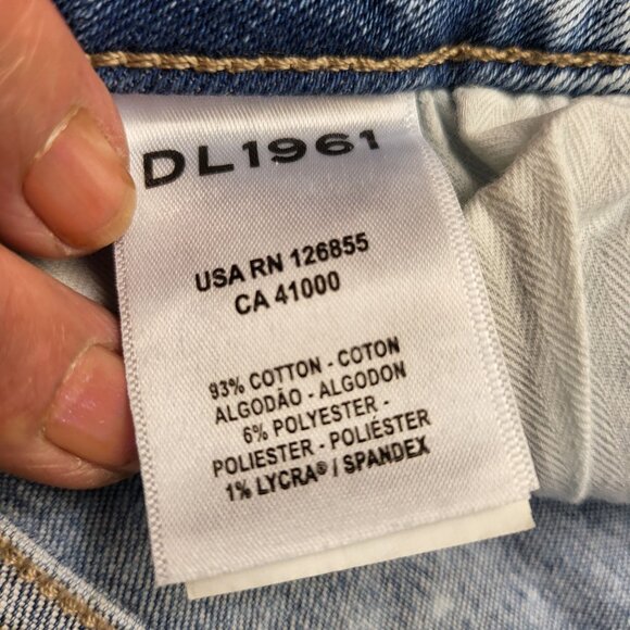 DL 1961 Performance Patti Straight High Rise Vintage Ankle SZ 20W $209 MSRP - Picture 14 of 16